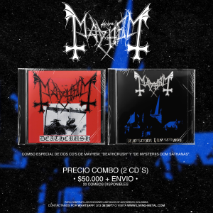 Mayhem - Deathcrush - De Mysteriis Dom Sathanas
