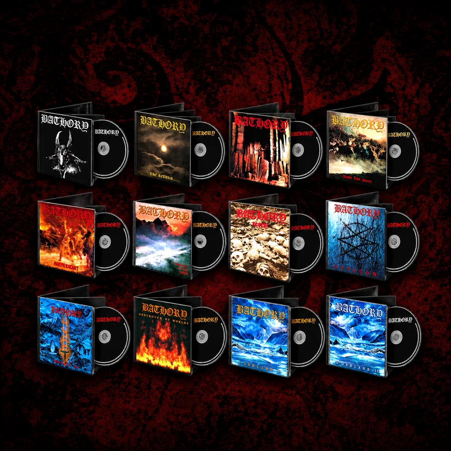 Bathory Colección Completa 12 CDs en digisleeve